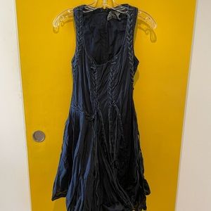 All saints AEMILLA DRESS corset lace up dress rare!!!